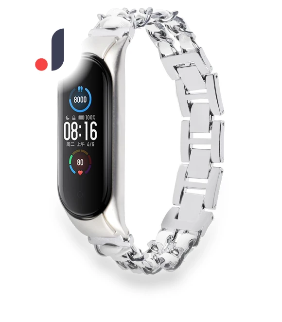 Stainless Steel Metal Strap — Fitness Bands, Smartwatch 2025