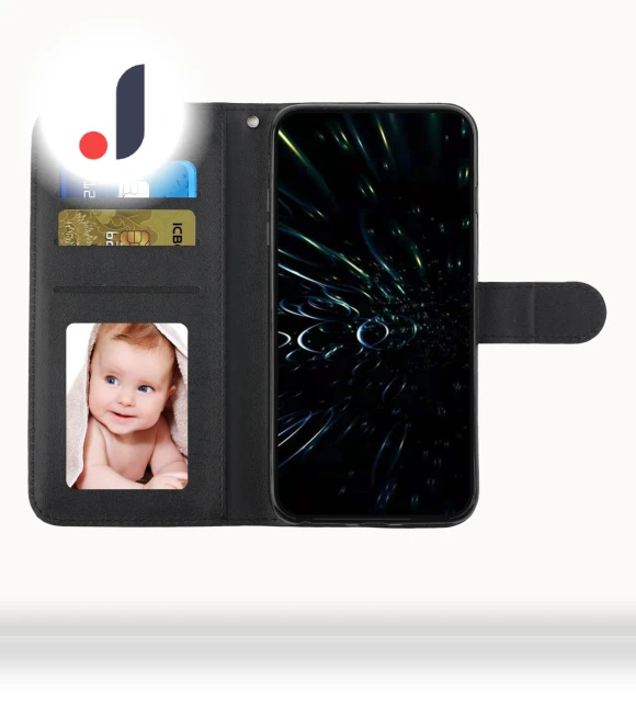 Stitching PU Leather Wallet Case with Hands-Free Stand — Flip Cases, Smartwatch 2025