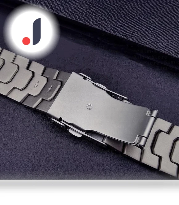 Titanium Alloy Strap with Safety Buckle — Smartwatches, Smartwatch 2025