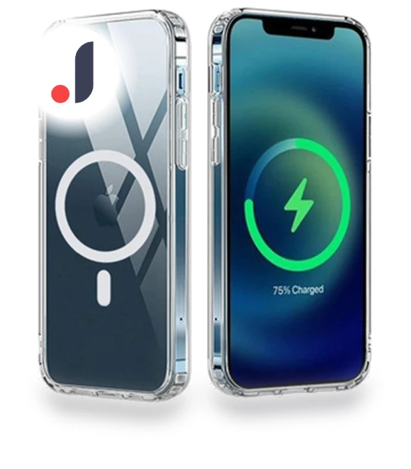 Transparent TPU Phone Cover with MagSafe Compatibility — Phone Accessories, Smartwatch 2025