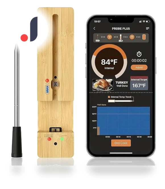 Wireless Smart Meat Thermometer — Grill Thermometers, Leisure outdoor