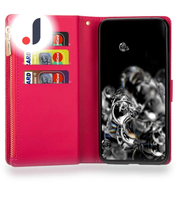 Zipper Wallet Stand PU Leather Phone Case — Flip Cases, Smartwatch 2025