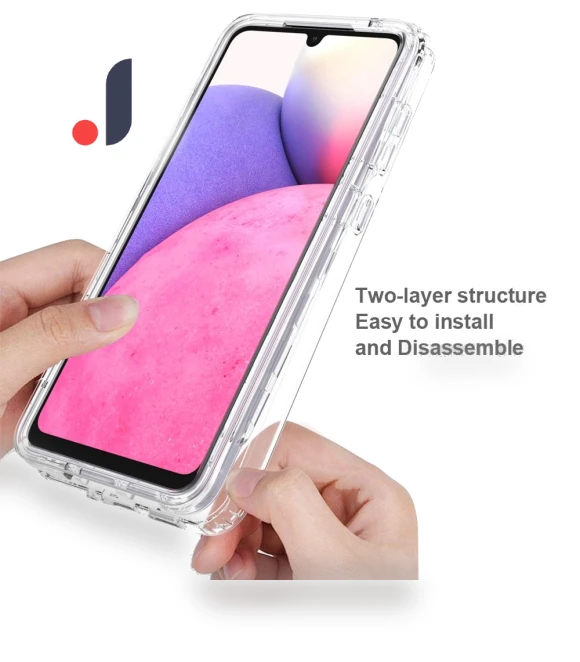 3-in-1 PC+TPU Hybrid Phone Case — Screen Protectors, Smartwatch 2025