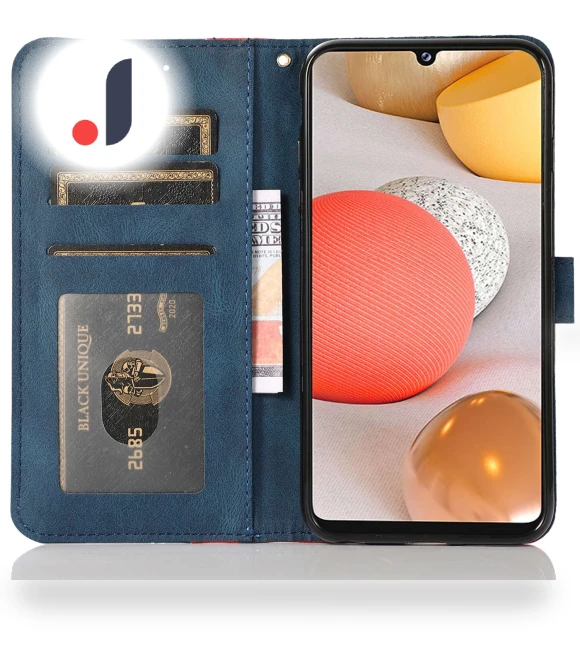 Anti-fall Color Splicing PU Leather Phone Cover — Bumpers, Smartwatch 2025