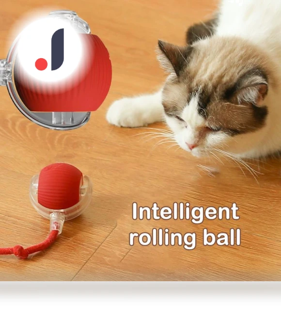 Automatic Electric Rolling Ball Cat Toy — Cat Playthings, Wotypea