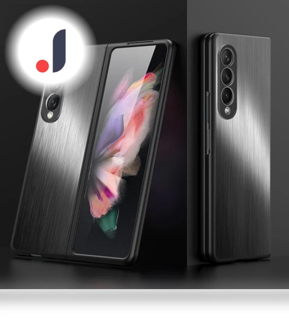Brushed Anti-scratch Stainless Steel+PC Folding Phone Case Cover — Basic Cases, Smartwatch 2025