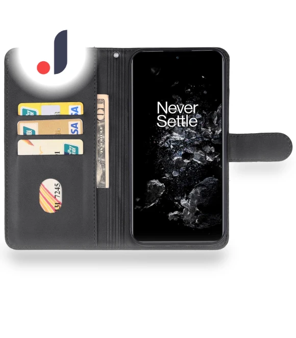 Calf Texture PU Leather Wallet Case Flip Folio Stand Magnetic Protective Phone Cover with Strap — Flip Cases, Smartwatch 2025