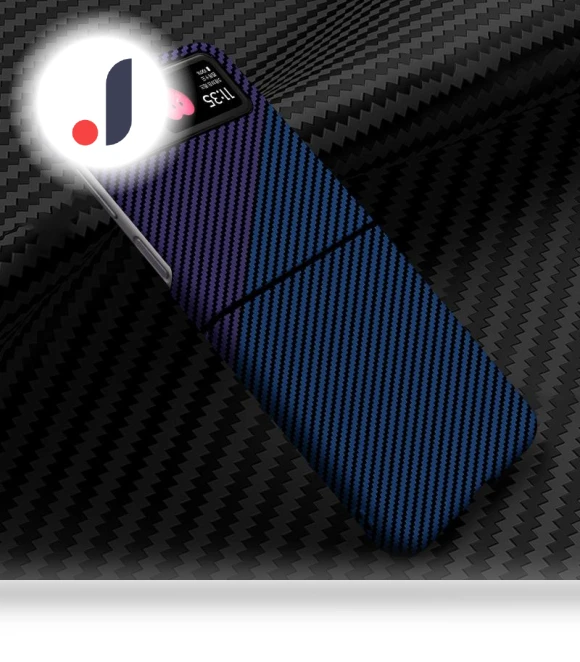 Carbon Fiber Texture Hard PC Phone Cover — Basic Cases, Smartwatch 2025