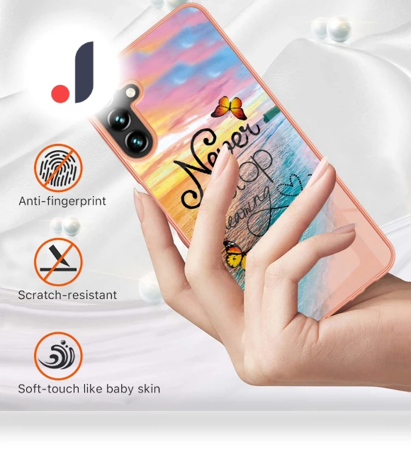 Case with IMD Marble Flower Pattern — Bumpers, Smartwatch 2025