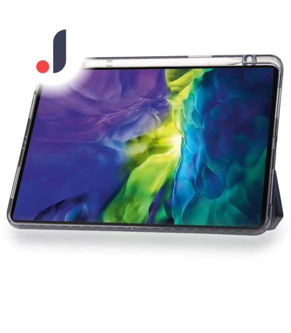 Clear Back PU Leather Tri-fold Stand Cover with Pencil Holder — Protective Cases, Smartwatch 2025