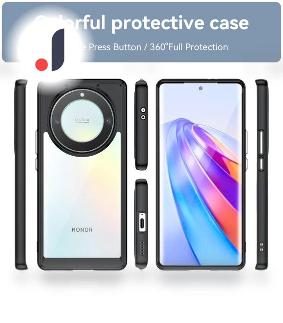 Clear Phone Case TPU+Acrylic Shockproof Protective Cover — Basic Cases, Smartwatch 2025