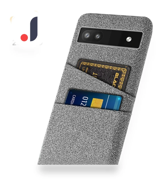 Cloth Texture Shockproof Phone Case with Dual Card Slots — Protective Cases, Smartwatch 2025