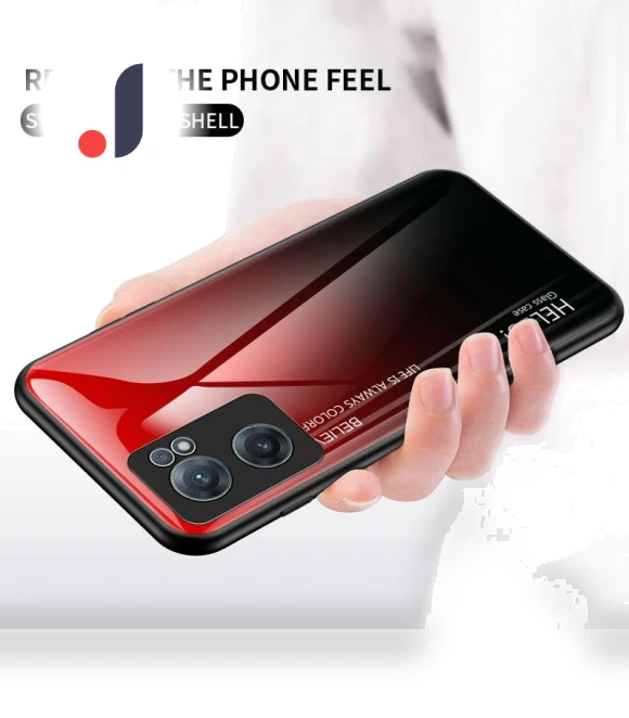 Color Gradient Tempered Glass Back Case — Protective Covers, Smartwatch 2025