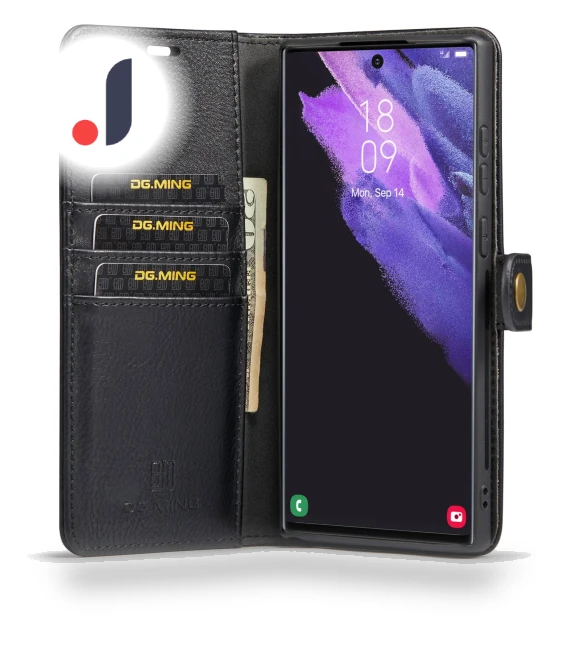 Detachable Magnetic Case Split Leather Phone Wallet Stand Protective Cover — Phone Accessories, Smartwatch 2025