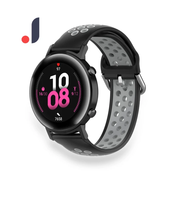 Dual Color Silicone Smart Watch Band — Fitness Bands, Smartwatch 2025