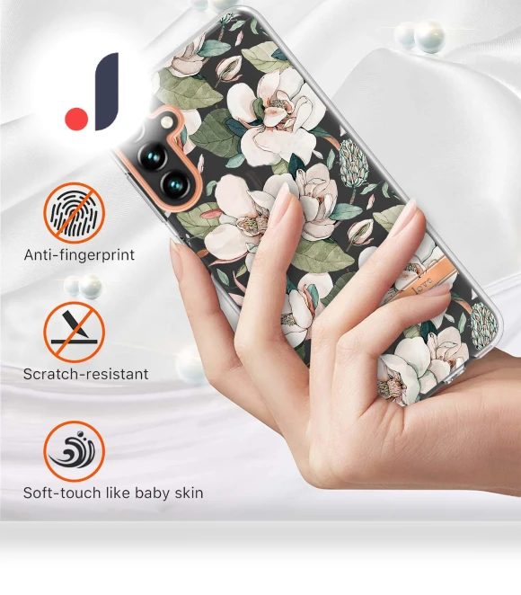 Flower Pattern Electroplated TPU Back Cover — Back Covers, Smartwatch 2025