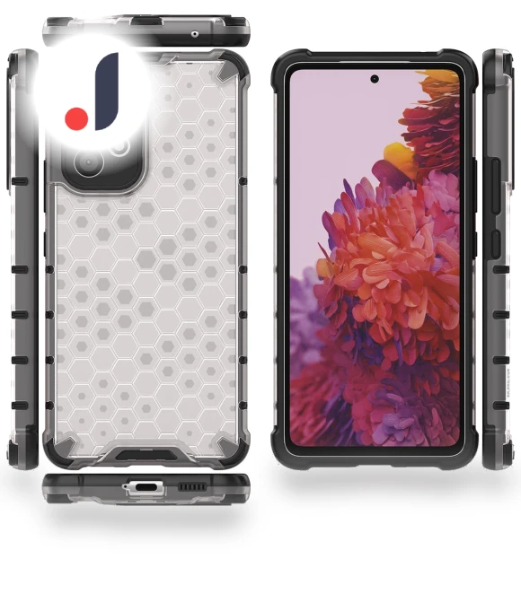 Honeycomb Textured TPU+PC Phone Case — Basic Cases, Smartwatch 2025
