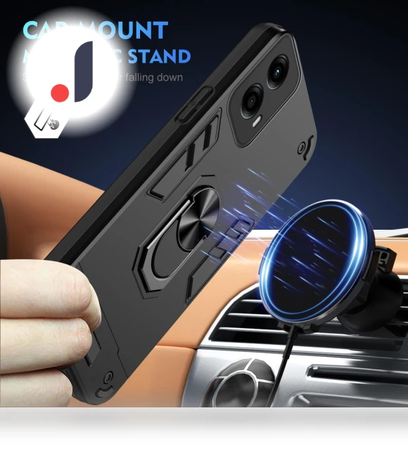 Kickstand Case with Magnetic Car Mount — Phone Accessories, Smartwatch 2025