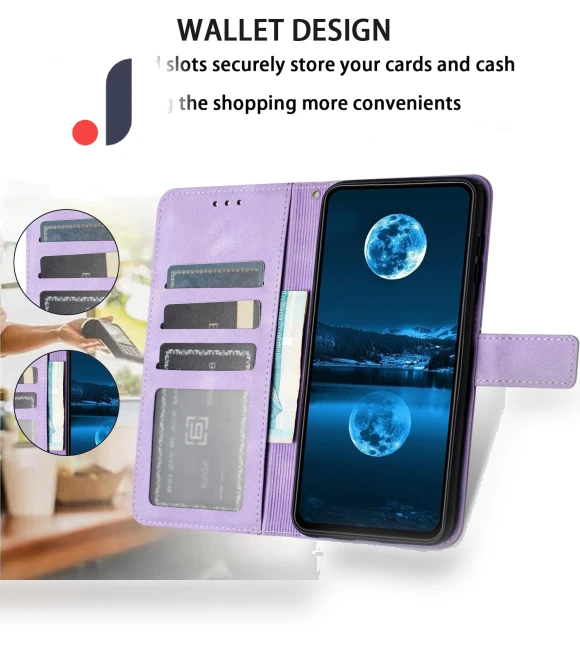 Leather Case Wallet Phone Cover with Strap — Basic Cases, Smartwatch 2025