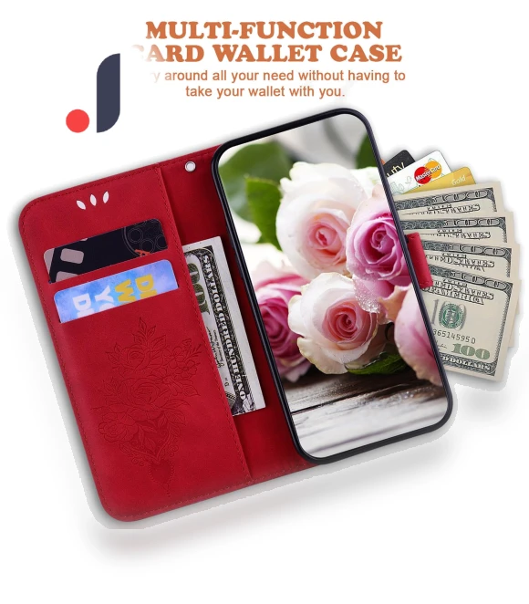 Leather Phone Case Stand Wallet — Phone Accessories, Smartwatch 2025
