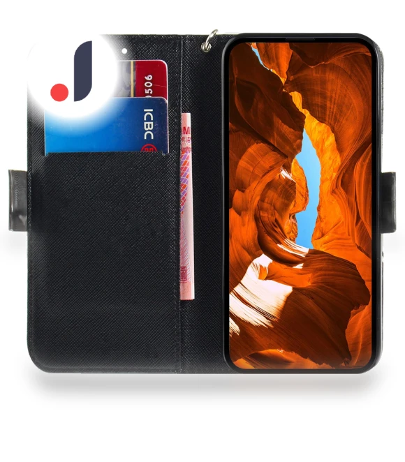 Leather Wallet Phone Case with Strap — Flip Cases, Smartwatch 2025