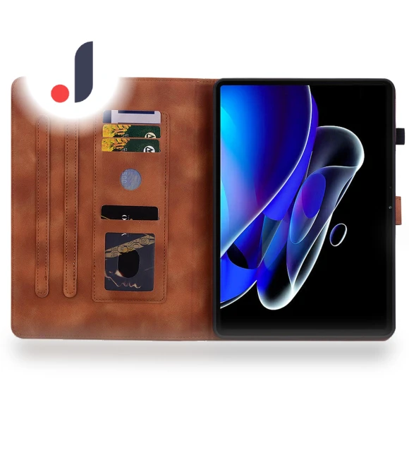 Lily Flower Imprint Leather Tablet Cover — Protective Cases, Smartwatch 2025