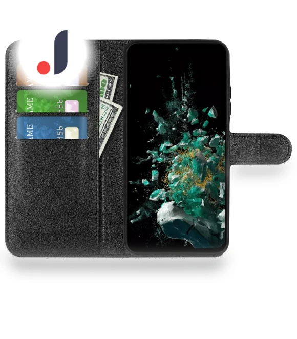 Litchi Texture Folio Flip Phone Case — Phone Accessories, Smartwatch 2025