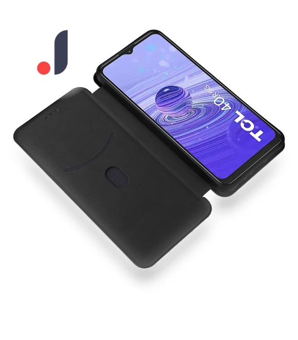 Magnetic Auto-absorbed Carbon Fiber Texture Phone Case — Flip Cases, Smartwatch 2025