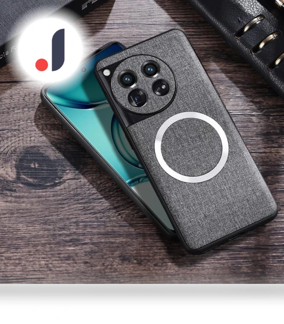 Magnetic Case TPU+Cloth Scratch Resistant Phone Cover — Phone Accessories, Smartwatch 2025