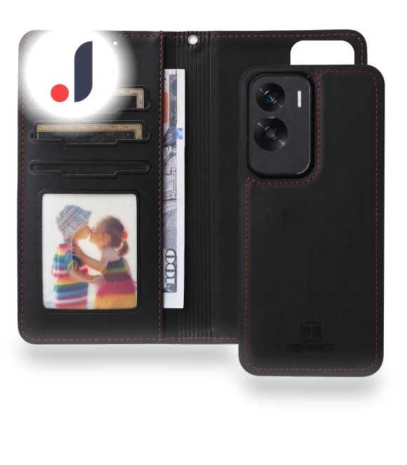 Magnetic Detachable PU Leather Phone Cover with Strap — Fitness Bands, Smartwatch 2025
