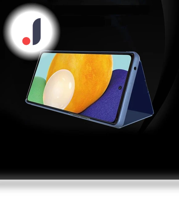 Mirror Flip Case PU Leather Electroplate Stand Smart View Window Business Phone Cover — Phone Accessories, Smartwatch 2025