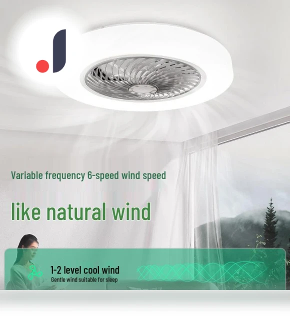 Modern Minimalist Smart Ceiling Fan with Lighting — Ceiling Fan Lighting Solutions, ElectroCN
