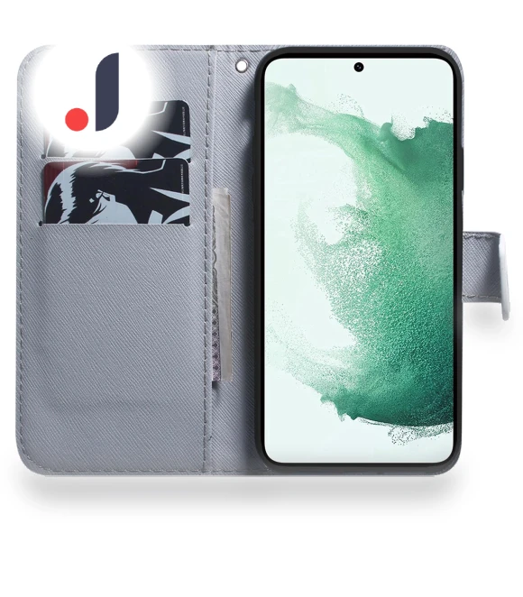 Pattern Printing Phone Case Wallet Stand — Phone Accessories, Smartwatch 2025