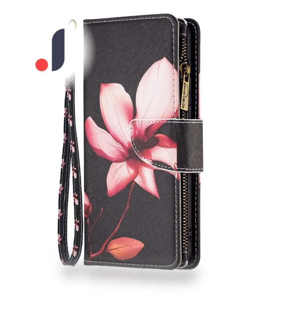 Pattern Printing Zipper Leather Case — Phone Accessories, Smartwatch 2025
