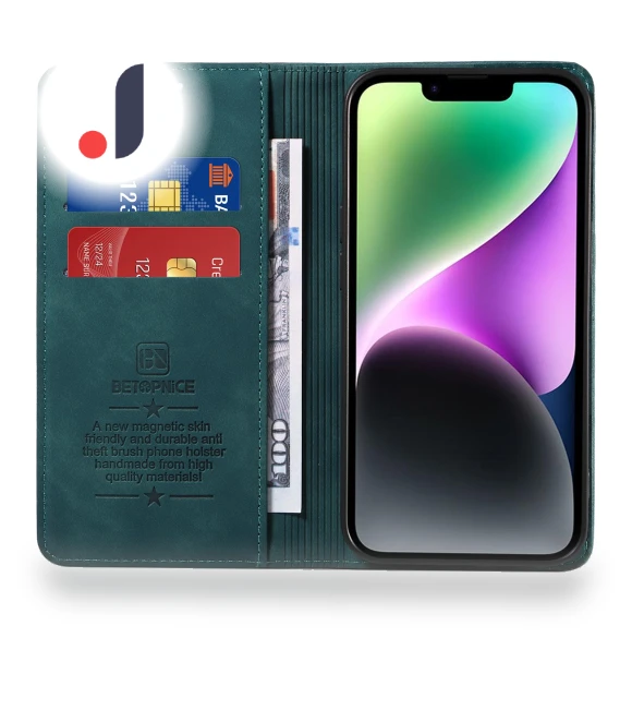 Phone Case RFID Blocking PU Leather Stand Cover Wallet — Smartwatch Protectors, Smartwatch 2025