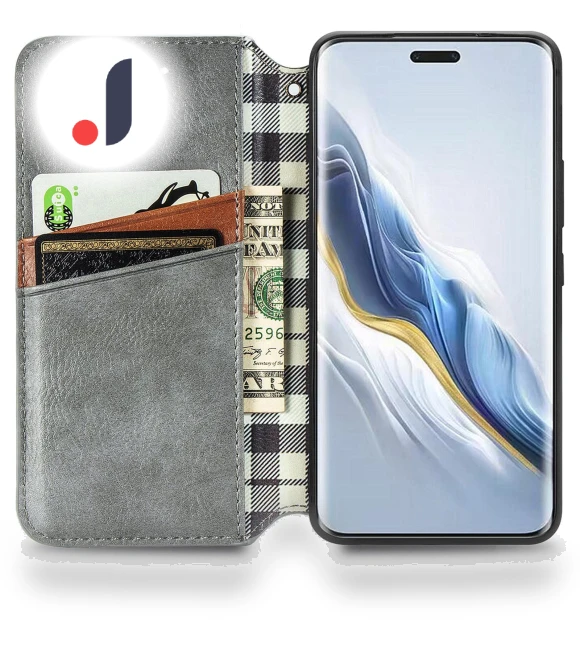 PU Leather Case Rhombus Imprint Wallet Stand Phone Cover — Flip Cases, Smartwatch 2025