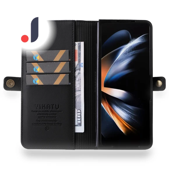 PU Leather Strong Magnetic Flip Phone Cover — Flip Cases, Smartwatch 2025