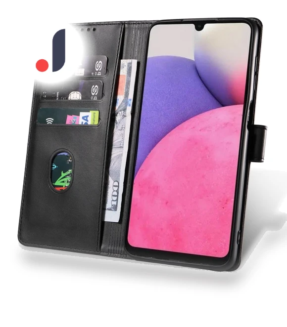 PU Leather Wallet Case with TPU Bumper and Stand — Bumpers, Smartwatch 2025