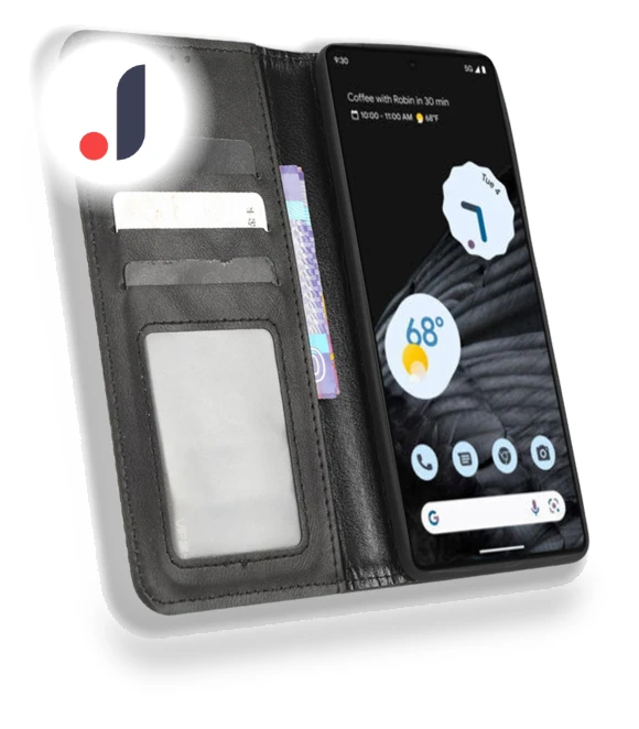Retro Imprint Pattern Magnetic Auto Closing Phone Case — Flip Cases, Smartwatch 2025