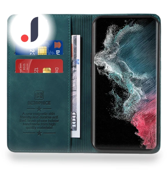 RFID Blocking Phone Wallet Leather Stand Shockproof Case — Bumpers, Smartwatch 2025
