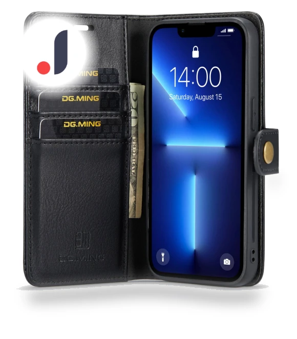 Shockproof Split Leather Detachable Magnetic Phone Shell Wallet Stand Cover — Phone Accessories, Smartwatch 2025