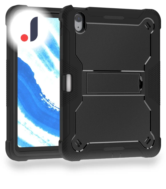 Silicone+PC Tablet Cover with Stable Kickstand — Protective Cases, Smartwatch 2025