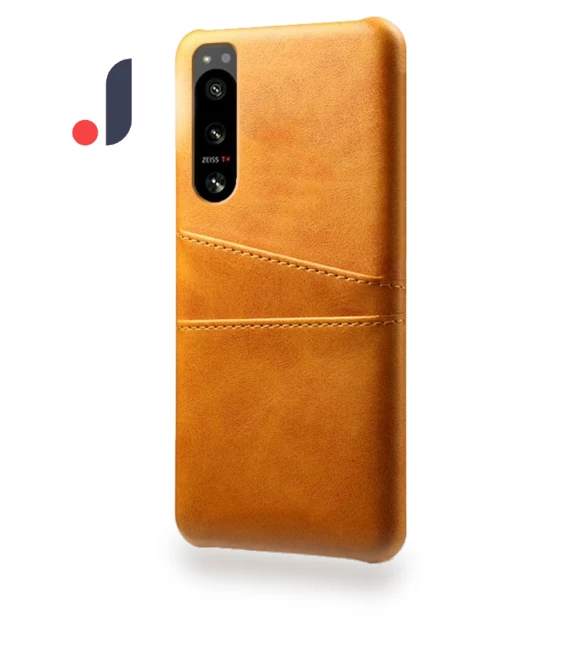 Slim PU Leather+PC Shockproof Phone Cover with Dual Card Slots — Cases, Smartwatch 2025