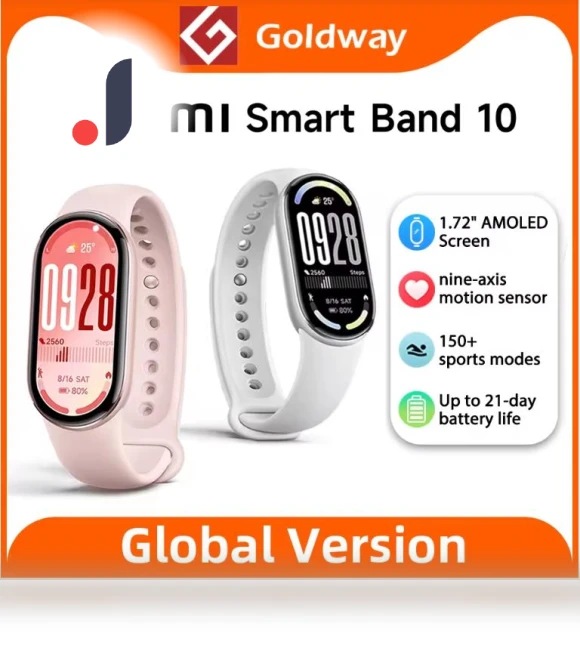 Smart Band 10 Fitness Tracker — Fitness Bands, Xiaomi