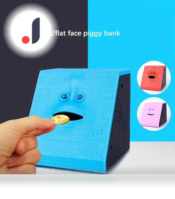 Smart Coin Bank with Face — Savings & Piggy Banks, Exquisite goods home furnishing