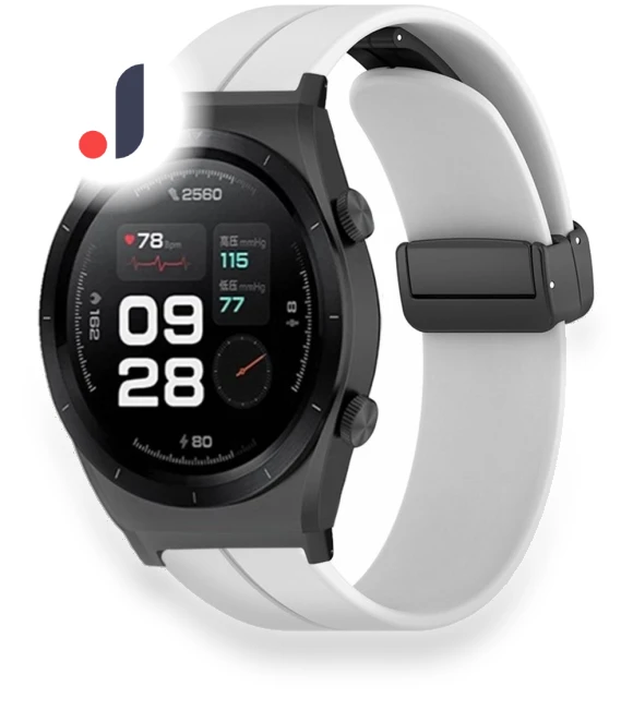 Soft Silicone Watch Strap with Magnetic Buckle — Fitness Bands, Smartwatch 2025