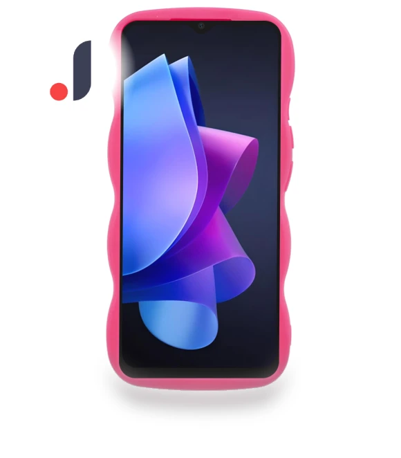 Solid Color Wavy Edge TPU Phone Case — Phone Accessories, Samrtwatch Bands Straps
