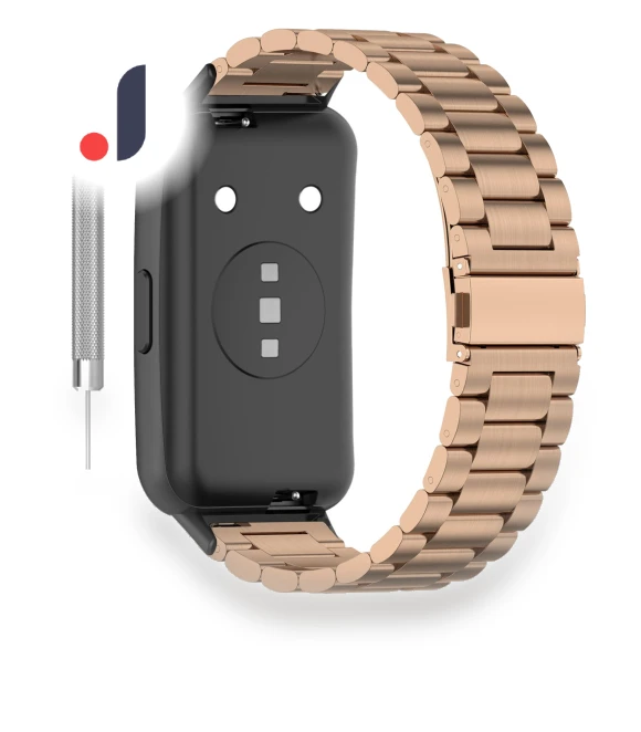 Stainless Steel Smart Watch Band — Fitness Bands, Smartwatch 2025
