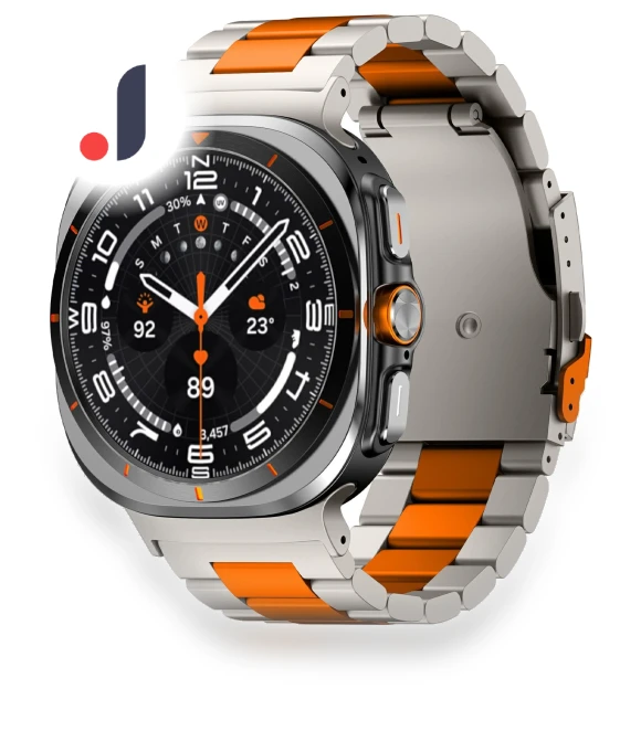 Titanium Alloy Three Bead Wrist Strap — Bands, Smartwatch 2025
