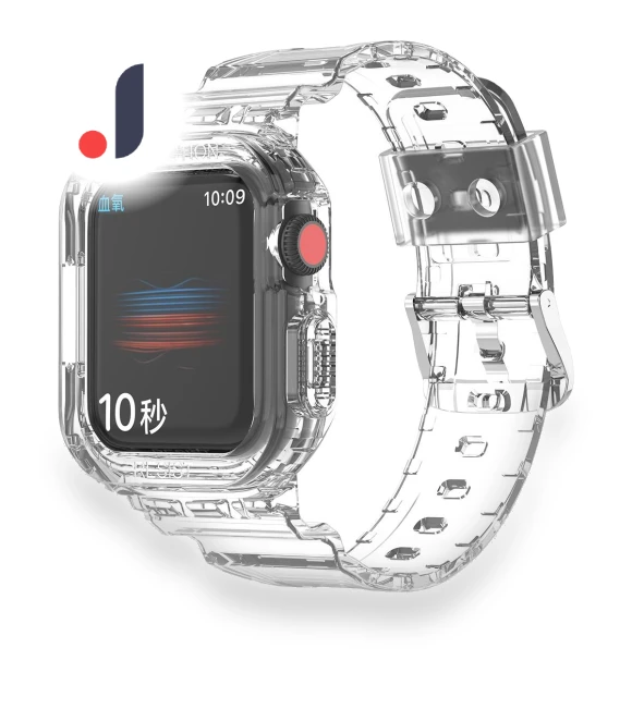 Transparent TPU Wrist Strap with Protective Case — Smartwatch Accessories, Smartwatch 2025